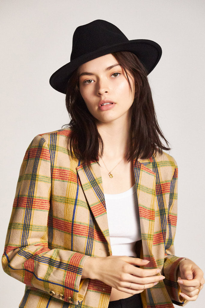 Brixton Messer Fedora Black/Black