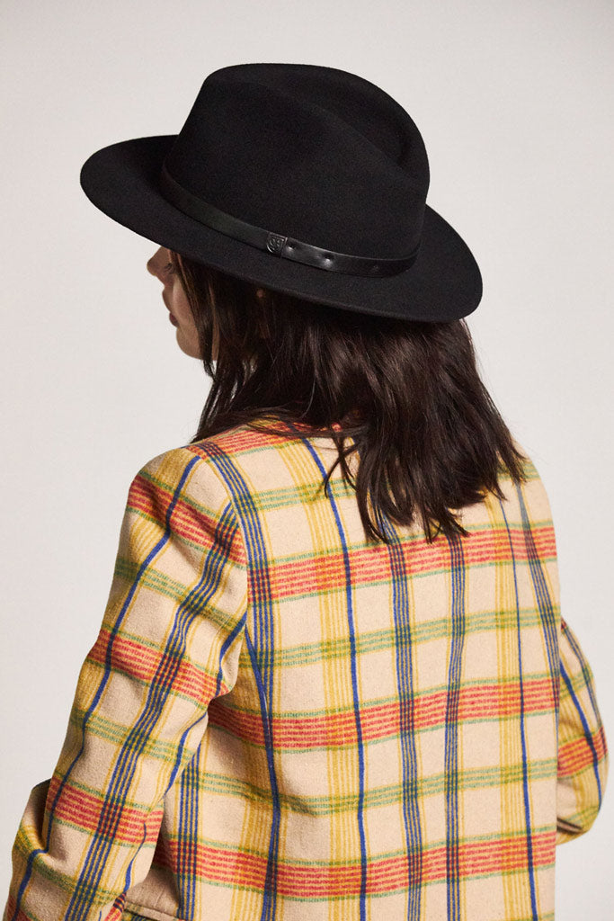 Brixton Messer Fedora Black/Black