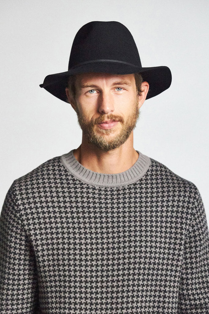 Brixton Wesley Fedora Black