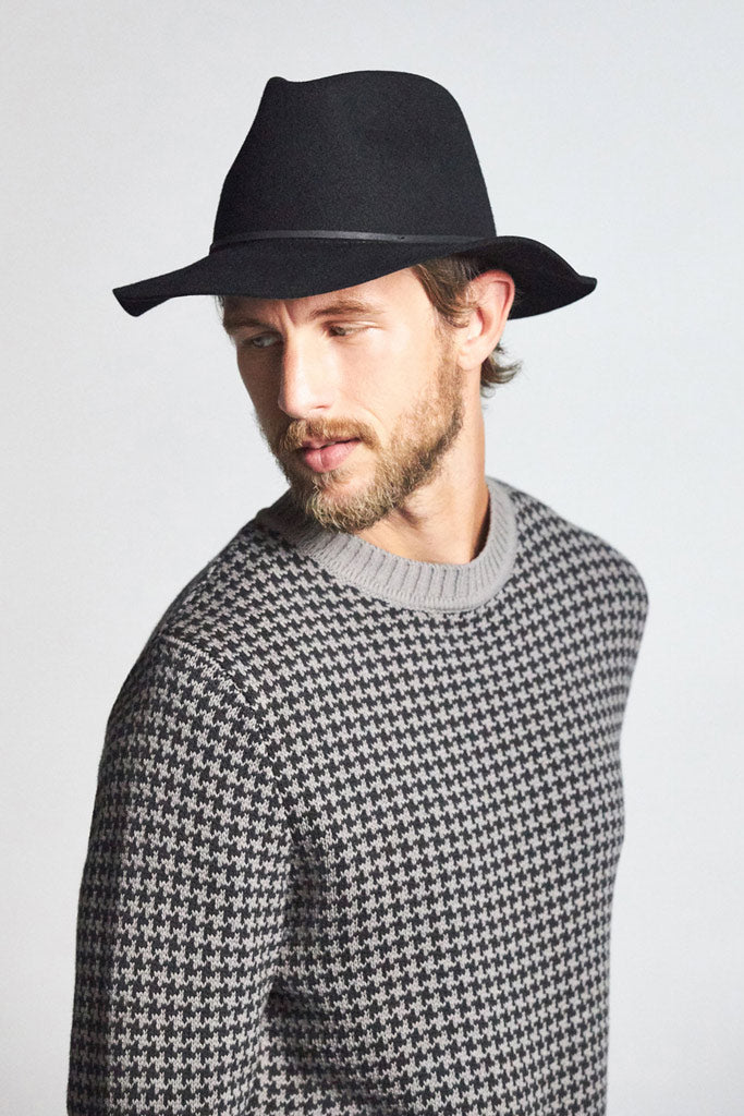 Brixton Wesley Fedora Black