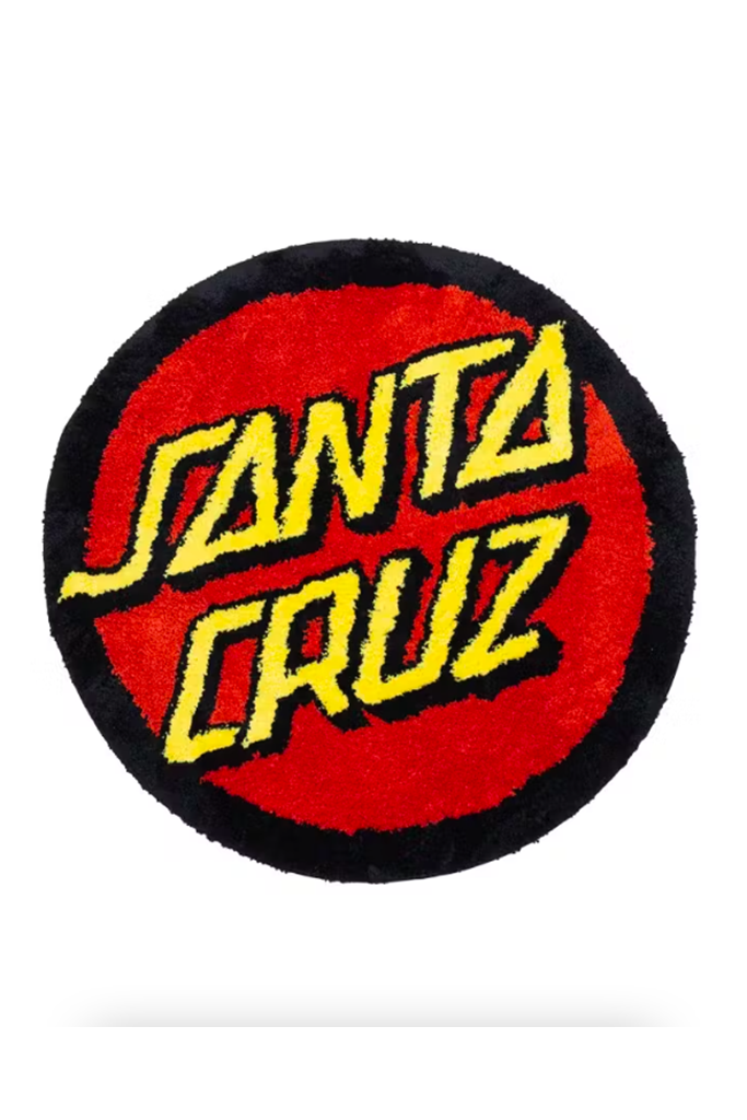 Santa Cruz Classic Dot Floor Rug Red