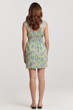 Charlie Holiday Riley Mini Dress Painterly Floral