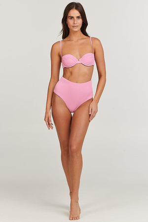 Charlie Holiday Ruby High Waisted Brief Pink