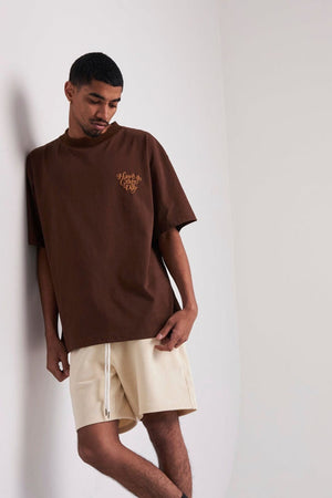 Crate Day Box Fit Tee Brown
