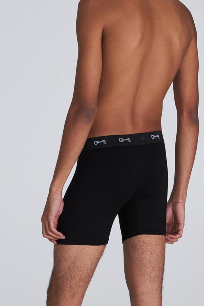 Crate 2 Pack Scripted Underwear Black