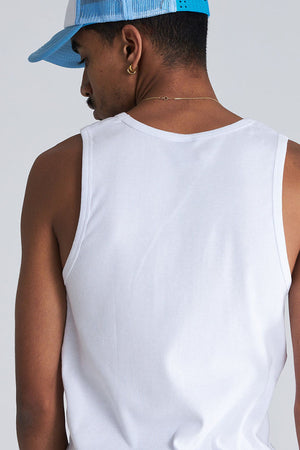 Crate Ribbed Tank White