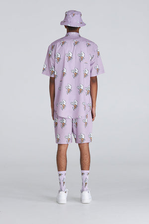 Crate X Mr Whippy Swim Shorts Lilac