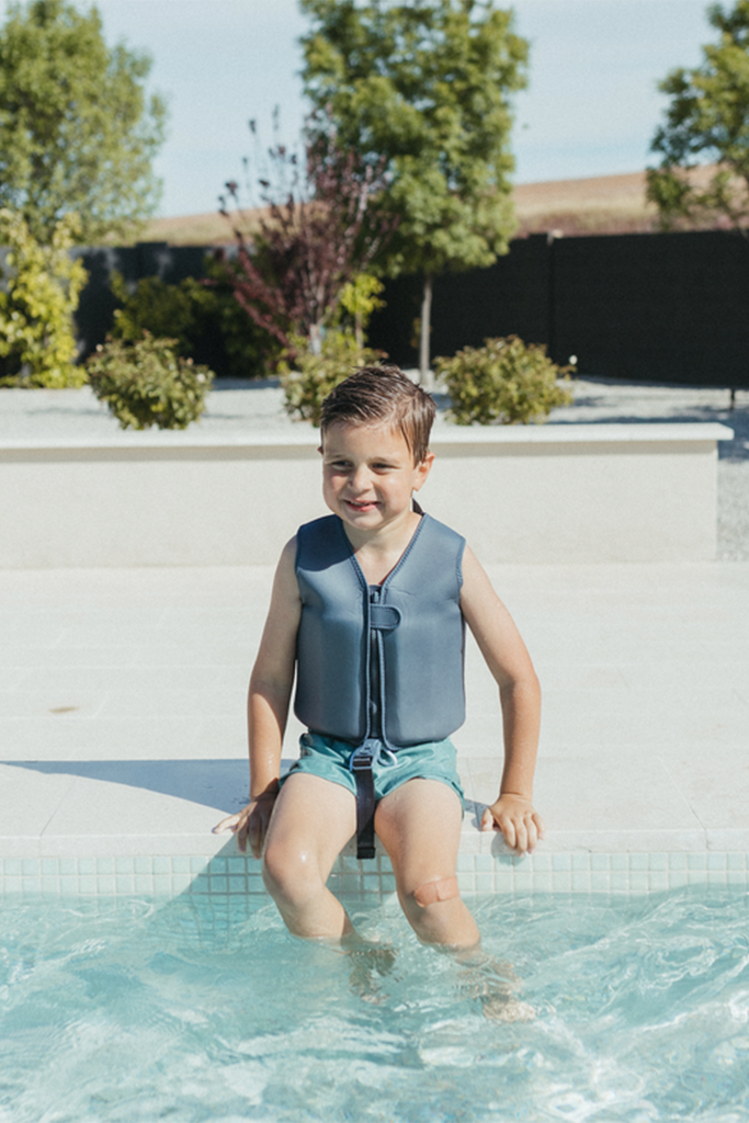 Current Tyed Float vest 1-3yr Stone Blue