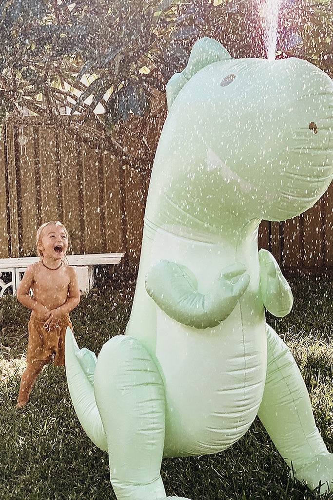 SunnyLife Inflatable Giant Sprinkler Surfing Dino