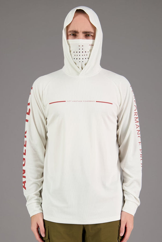 Just Another Fisherman Angler Tech UPF40 Hood - Antique White