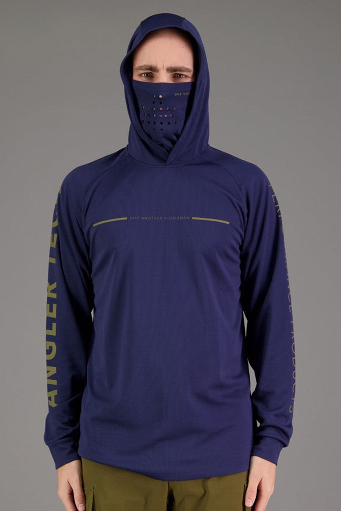 Just Another Fisherman Angler Tech UPF40 Hood - Navy