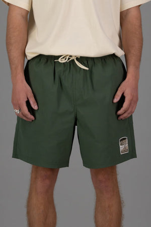 Just Another Fisherman Coastal Cast Volley Shorts Green
