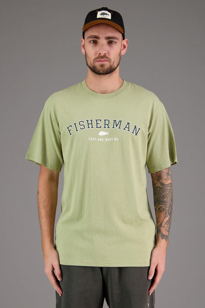 Just Another Fisherman Fisherman Tee - Moss