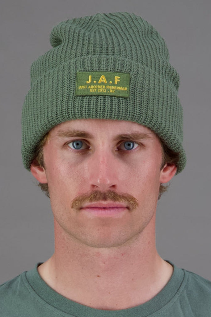 Just Another Fisherman J.A.F Beanie Green