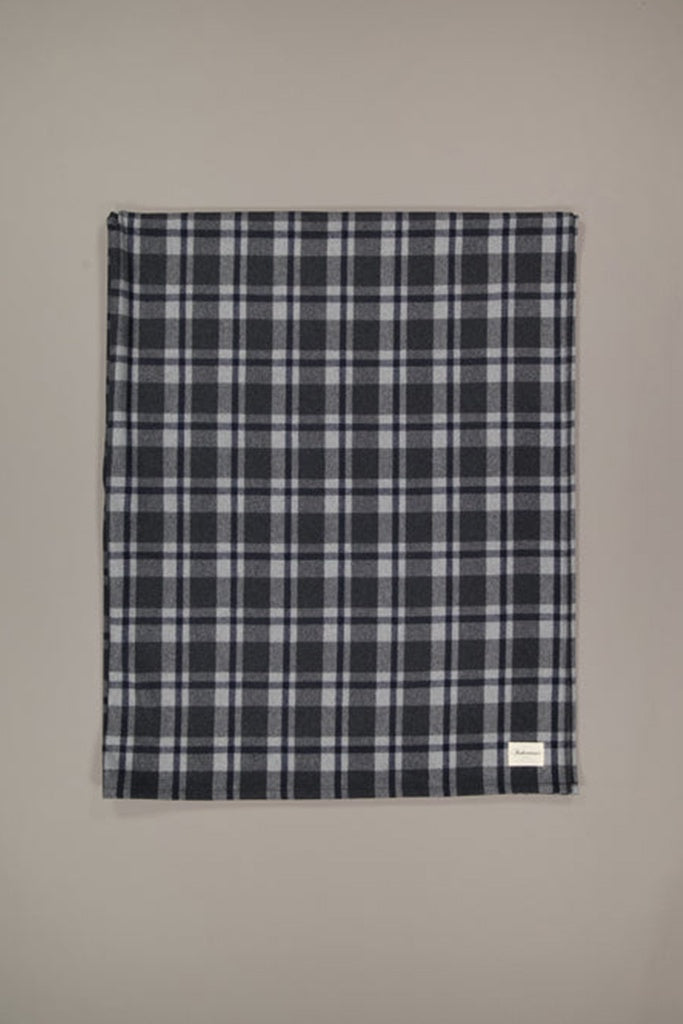 Just Another Fisherman Landing Check Blanket Graphite Check