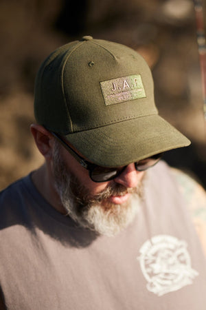 Just Another Fisherman Linen J.A.F Cap Green