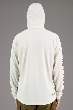 Just Another Fisherman Angler Tech UPF40 Hood - Antique White