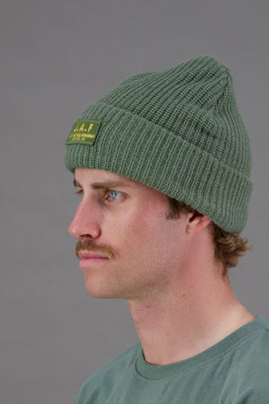 Just Another Fisherman J.A.F Beanie Green