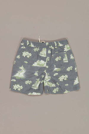 Just Another Fisherman Mini Bloom Shorts - Aged Black