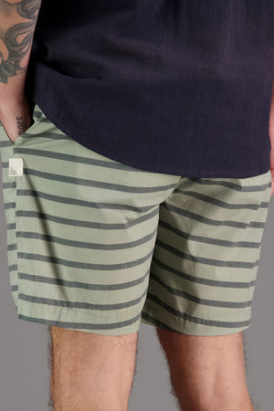 Just Another Fisherman Outpost Shorts - Moss Stripe