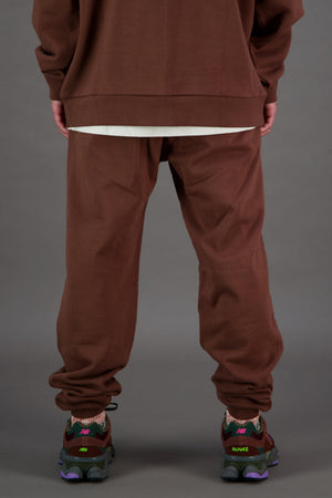 Just Another Fisherman Southerly Stamp Trackpants Brown With Vanilla Ice Print