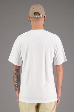 Just Another Fisherman Stamp Tee White