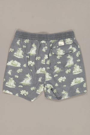 Just Another Fisherman Vintage Bloom Shorts - Aged Black