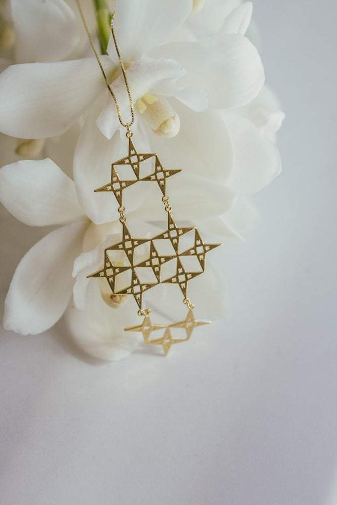 LDK North Star Necklace- Gold