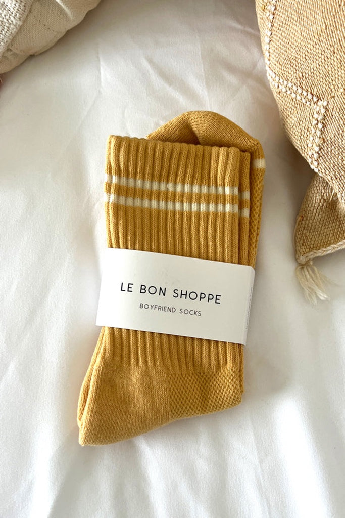 Le Bon Shoppe Boyfriend Socks - Butter