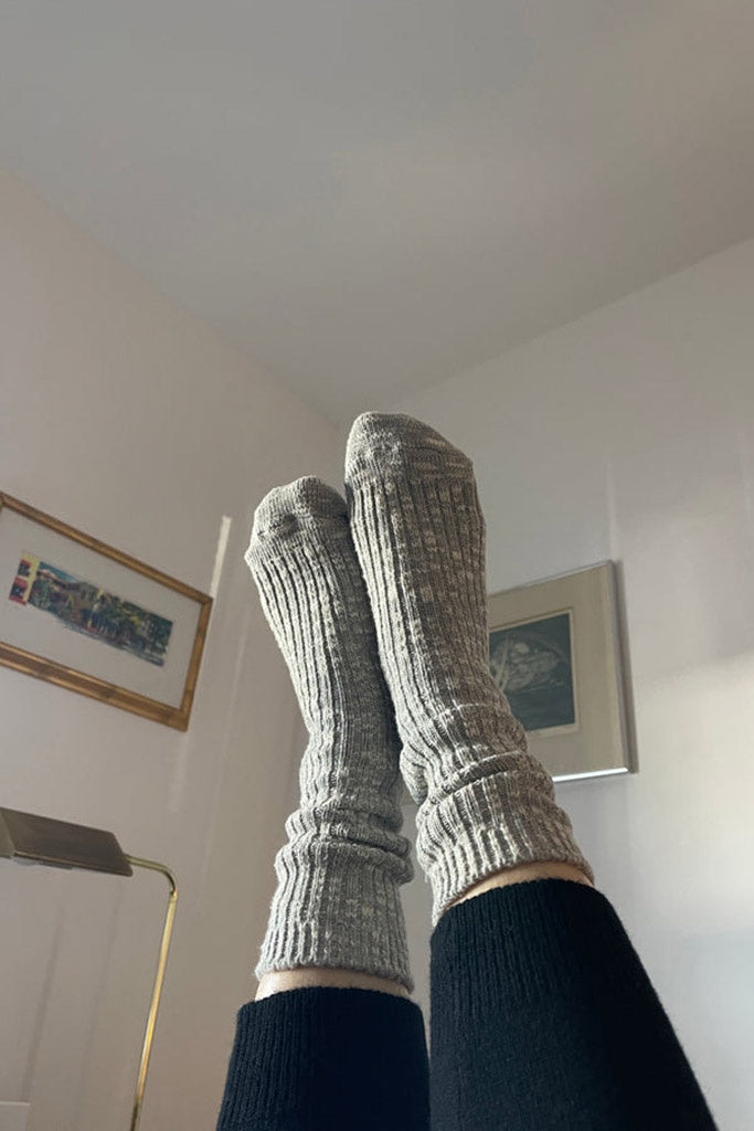 Le Bon Shoppe Cottage Socks - Ht Grey