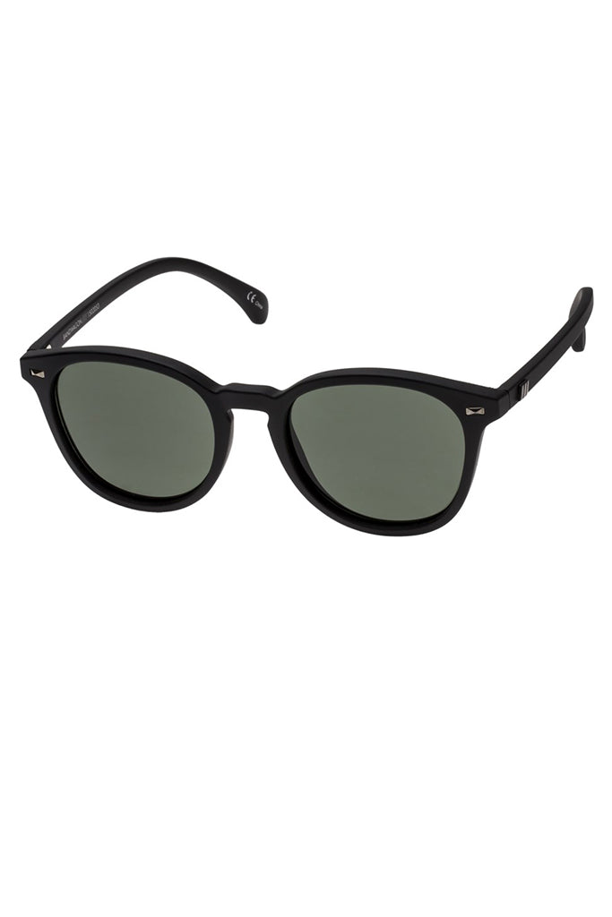 Le Specs Bandwagon Black Rubber/Khaki Mono