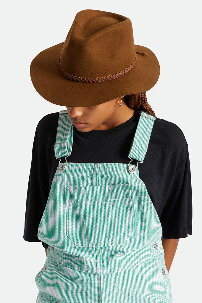 Brixton Messer Western Fedora Coffee