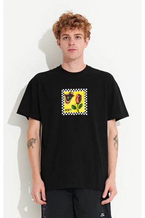 Misfit Bold And Starving 50-50 SS Tee Washed Black