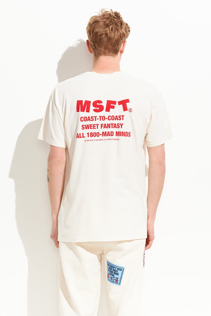 Misfit Coast Caller 50/50 AAA SS Tee Pigment Thrift White