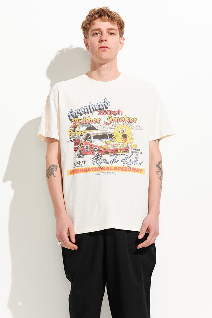 Misfit Hoonheads 50/50 AAA SS Tee Pigment Thrift White