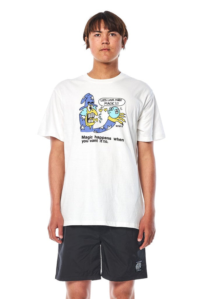 Misfit Magic Happens 5050 Reg SS Tee Washed White
