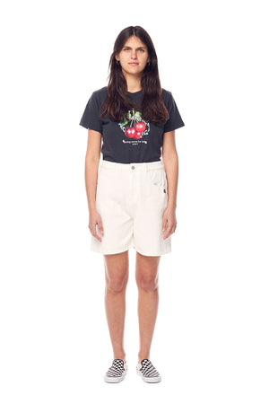 Misfit Heavenly People Shorts Washed White