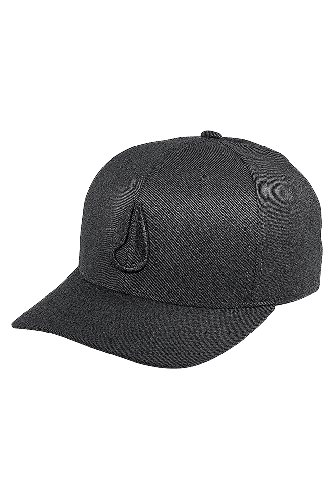 Nixon Deep Down FF Athletic Fit Hat All Black L/XL