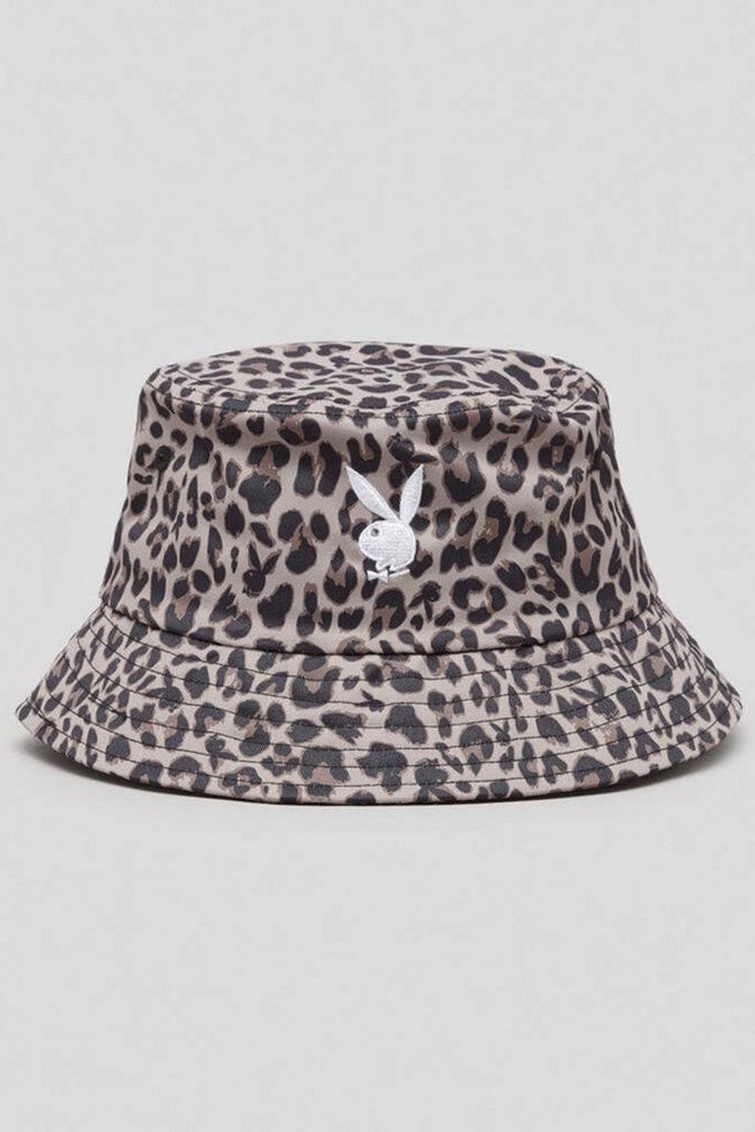 Playboy Leopard Bunny Bucket Hat Bucket Hat Lepoard