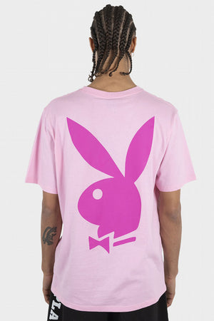 Playboy Bunny Stack Original Fit S/S Tee Pink