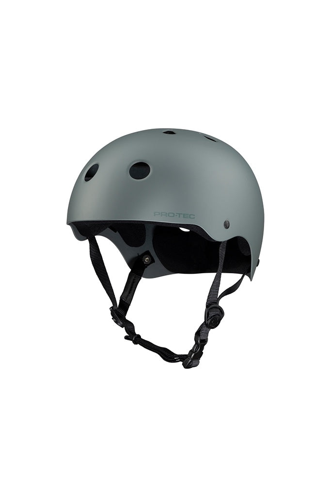 Protec Pro - Classic Skate Matte Gray Helmet