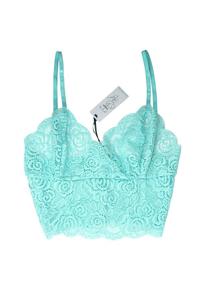 Queen Of The Foxes Petit Bralette Turquoise