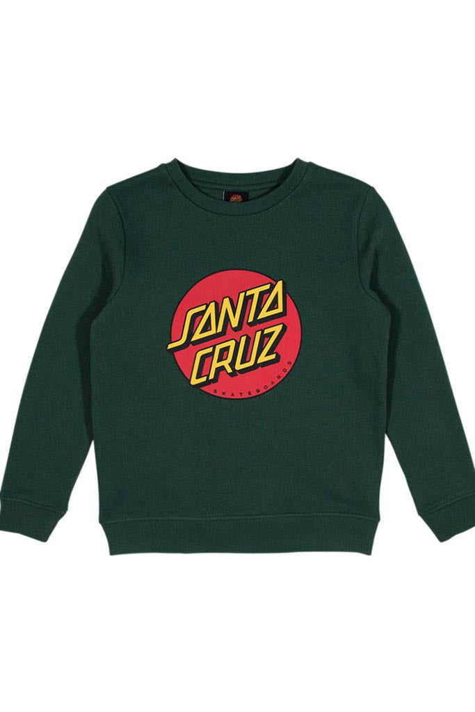 Santa Cruz Classic Dot Front Sweater Green