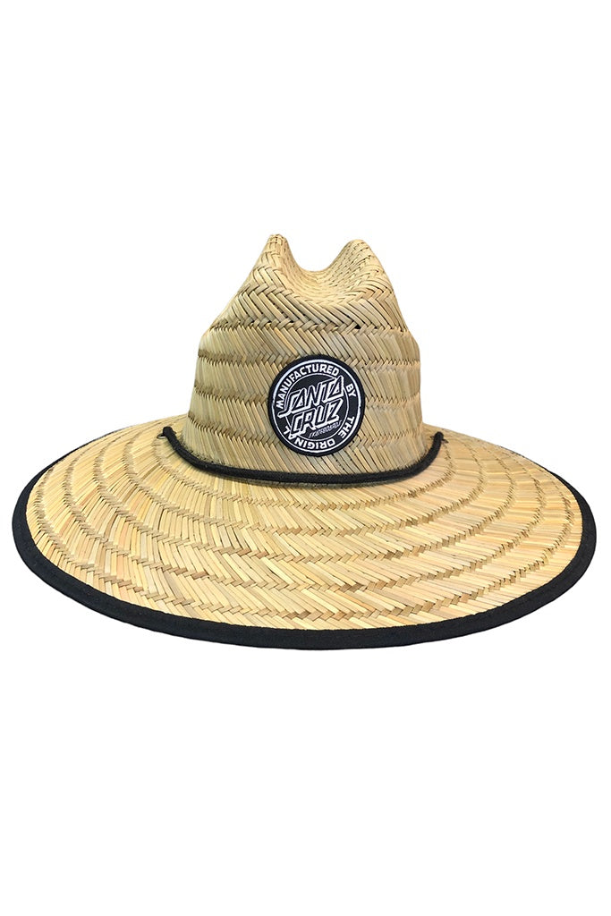 Santa Cruz Mfg Dot Natural Straw Hat