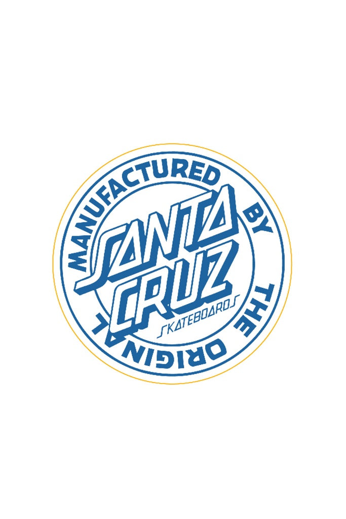 Santa Cruz Mfg Dot Sticker Blue