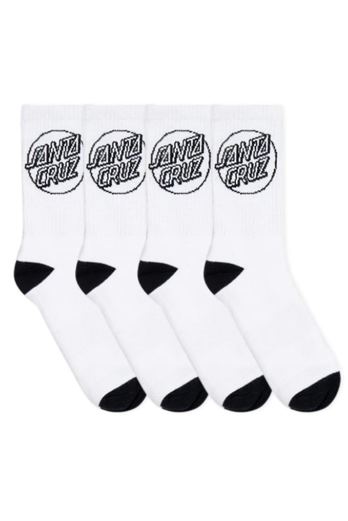 Santa Cruz Opus Dot Socks White