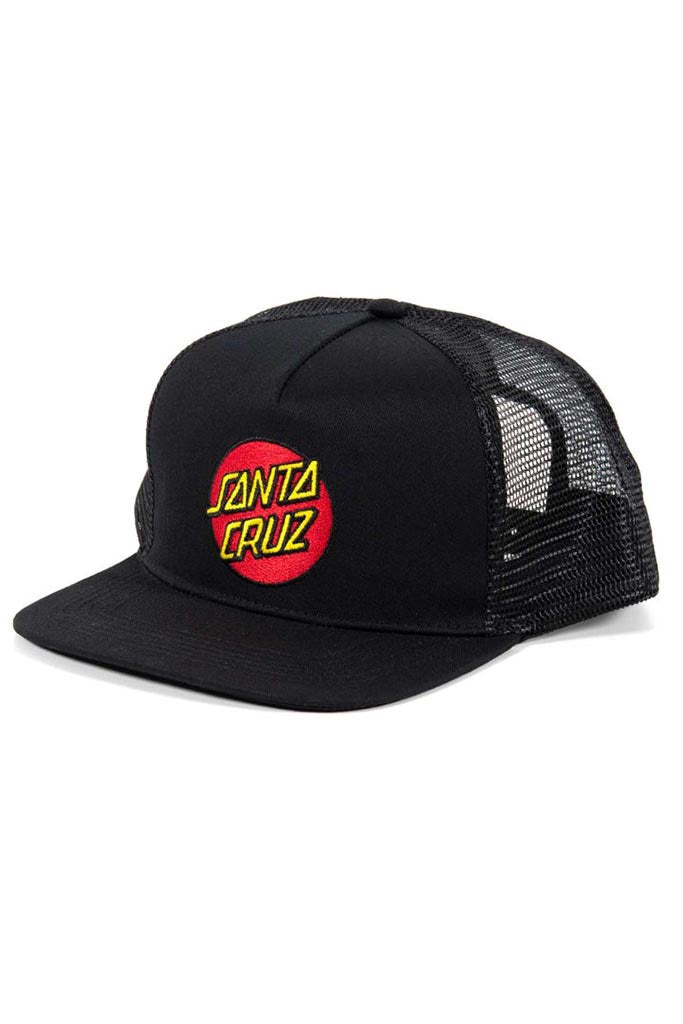 Santa Cruz Youth Classic Dot Black Cap