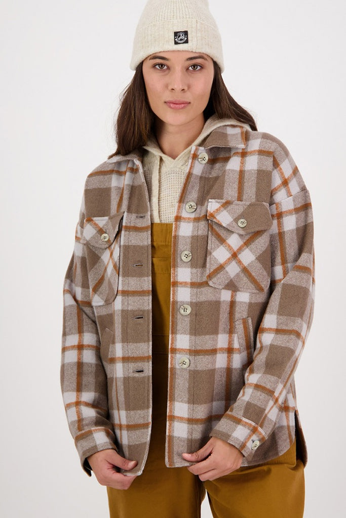 Swanndri Anchorage Wool Shirt Jacket Cashel St Check