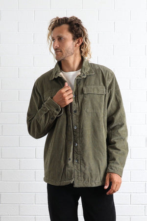 T&C The Ranch Cord Jacket Military