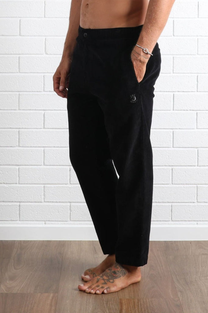 T&C Whaler Cord Pant Black